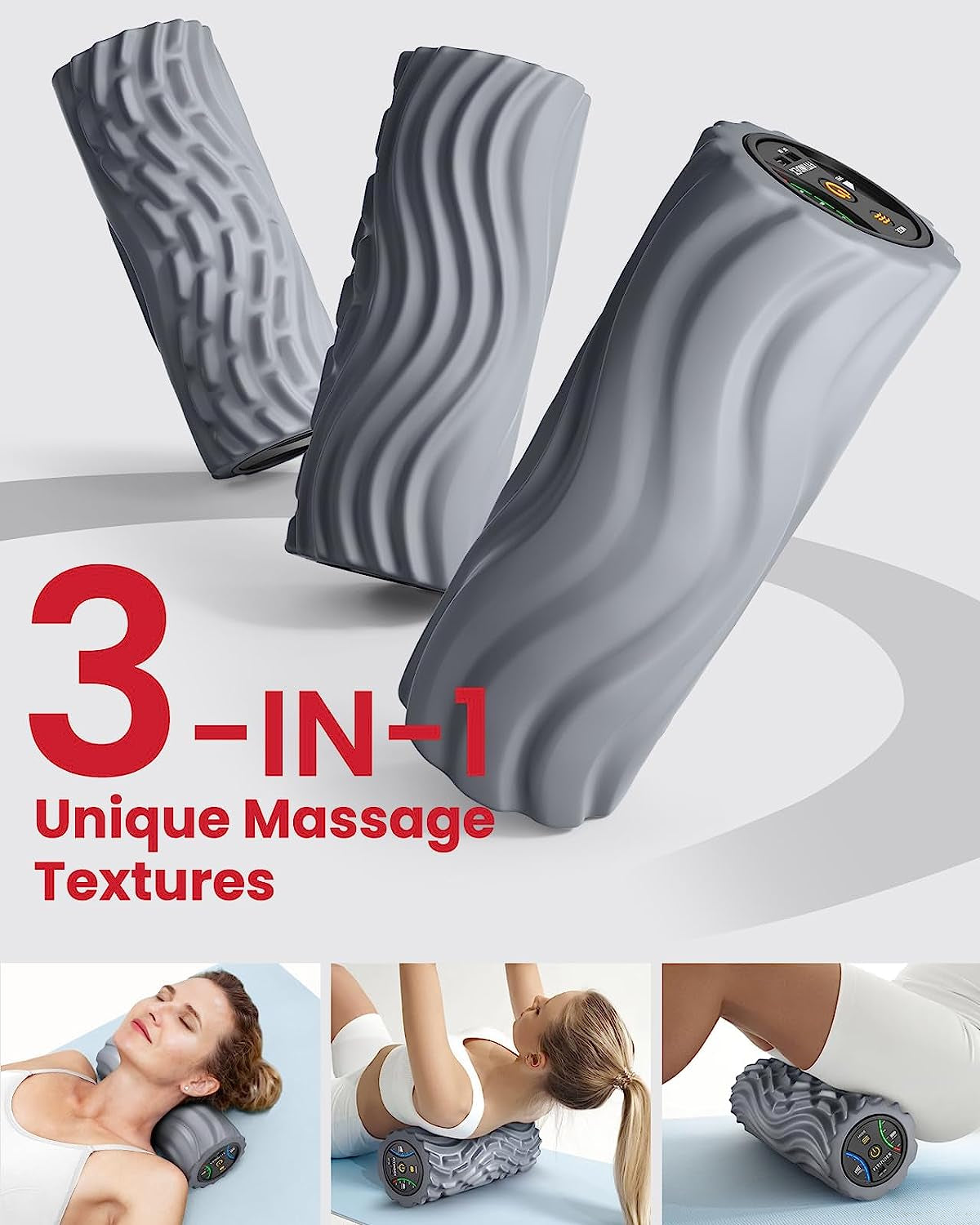 5 Speed Vibrating Foam Roller