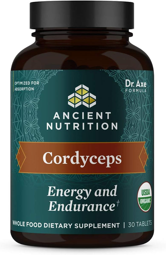 Organic Cordyceps Tablets with Ashwagandha